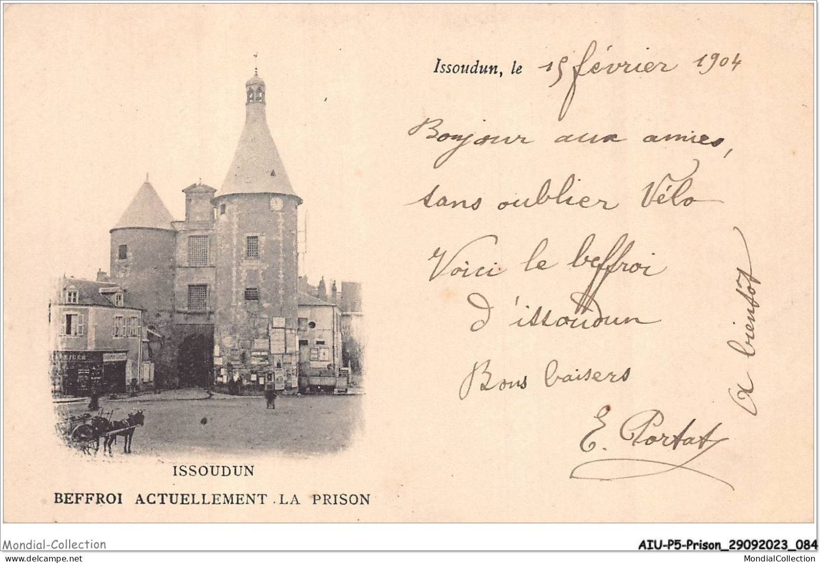 AIUP5-0448 - PRISON - Issoudun - Beffroi Actuelement La Prison - Bagne & Bagnards