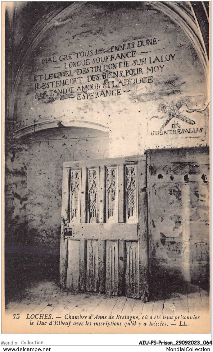 AIUP5-0438 - PRISON - Loches - Chambre D'anne De Bretagne  - Gefängnis & Insassen