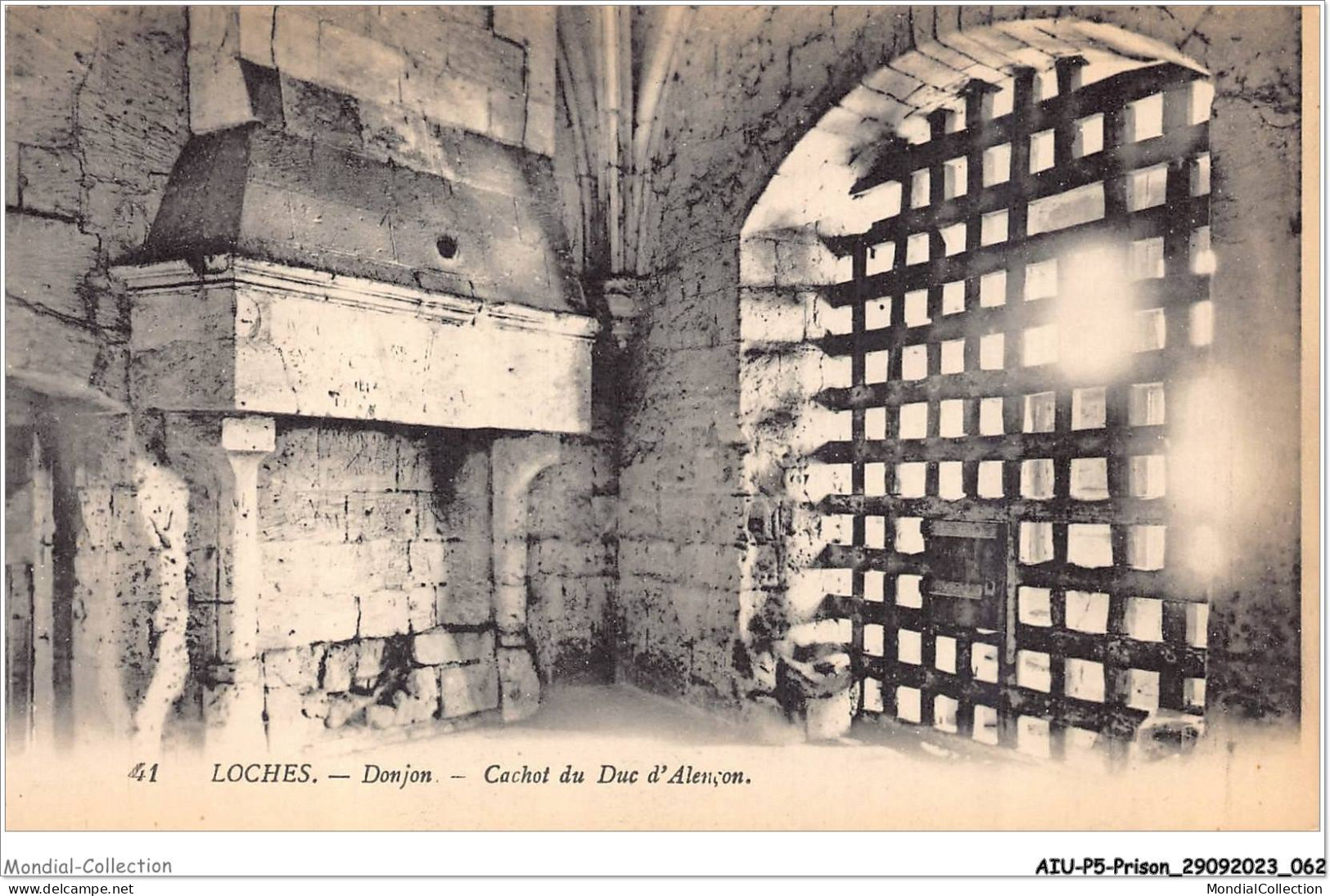 AIUP5-0437 - PRISON - Loches - Le Donjon - Cachot Du Duc D'alençon - Bagne & Bagnards