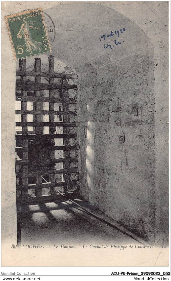 AIUP5-0432 - PRISON - Loches - Le Donjon - Cachot De Philippe De Comines - Gevangenis