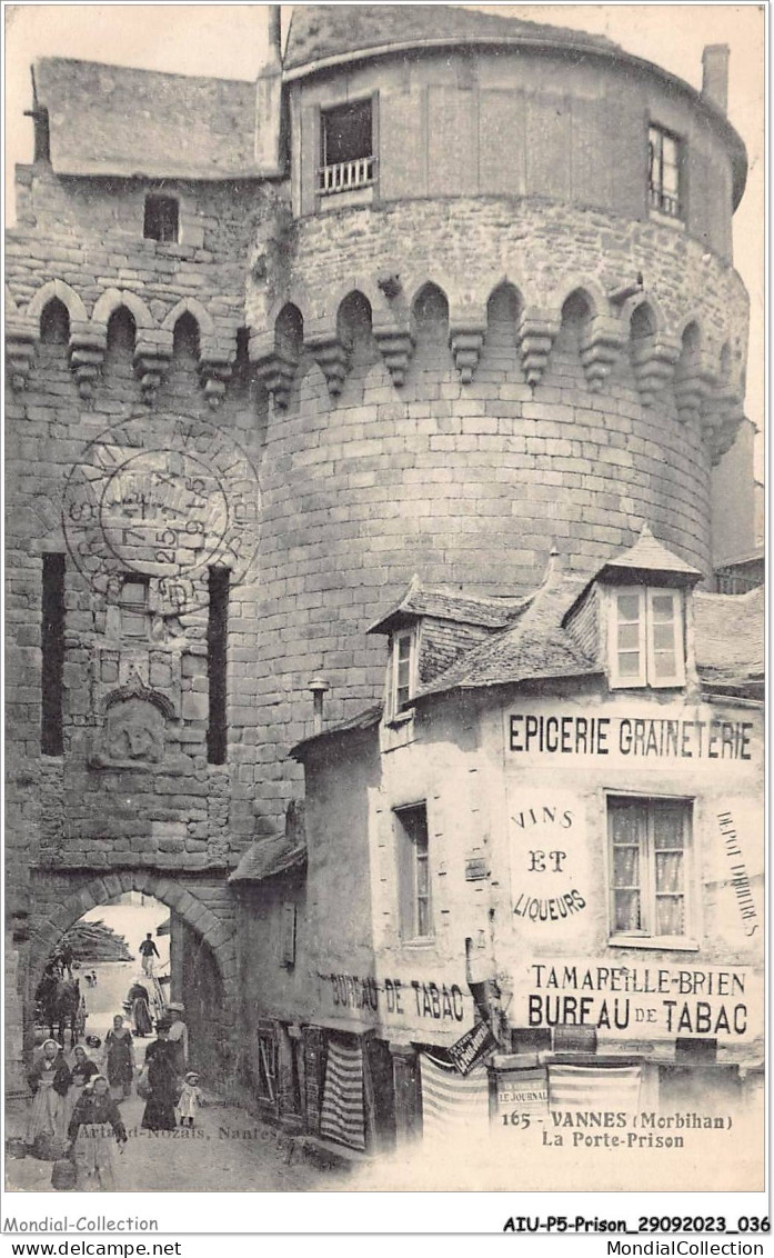 AIUP5-0424 - PRISON - Vannes - La Porte-prison - Gefängnis & Insassen