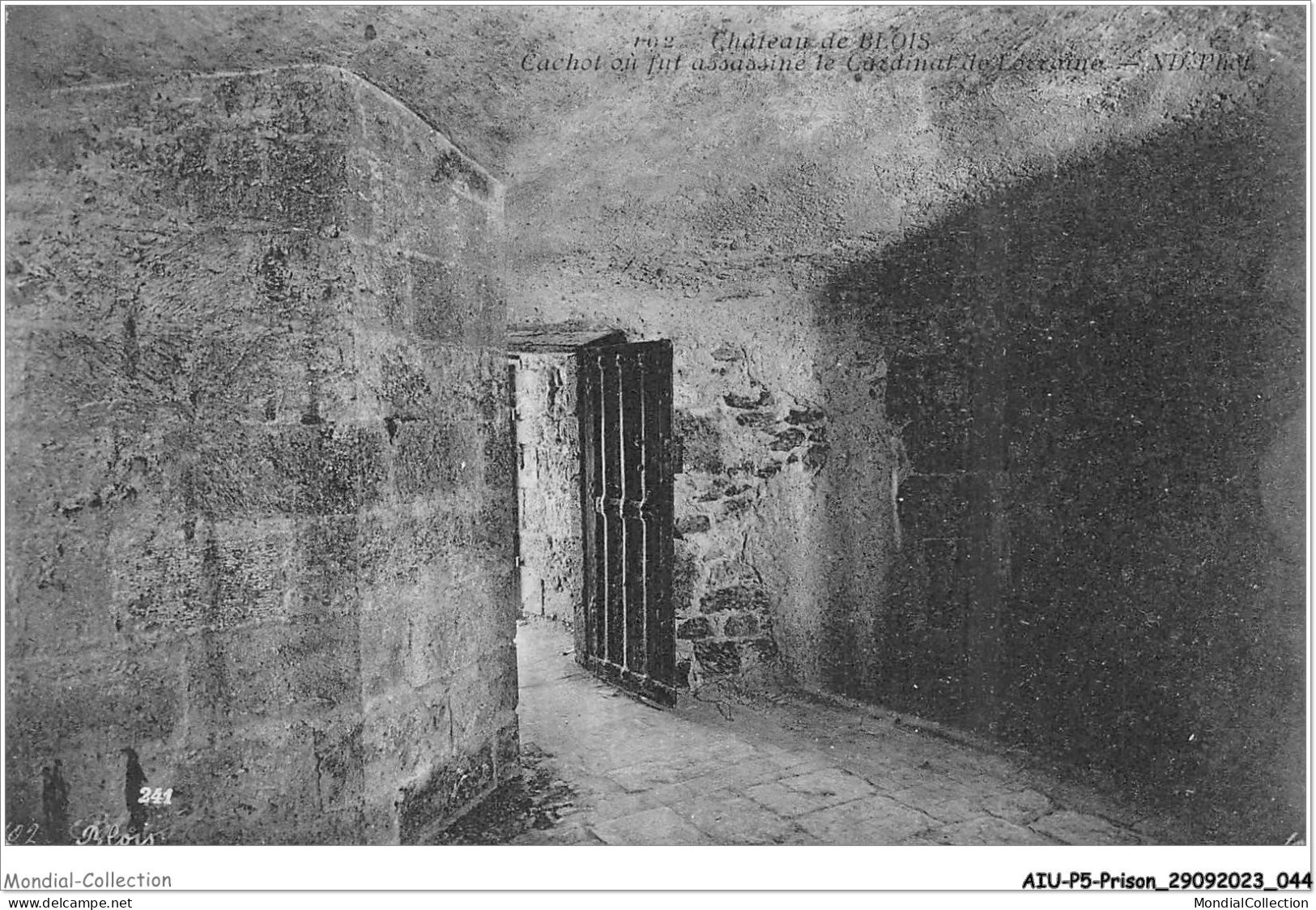 AIUP5-0428 - PRISON - Chateau De Blois - Cachot Ou Fut Assasiné Le Cardinal - Bagne & Bagnards