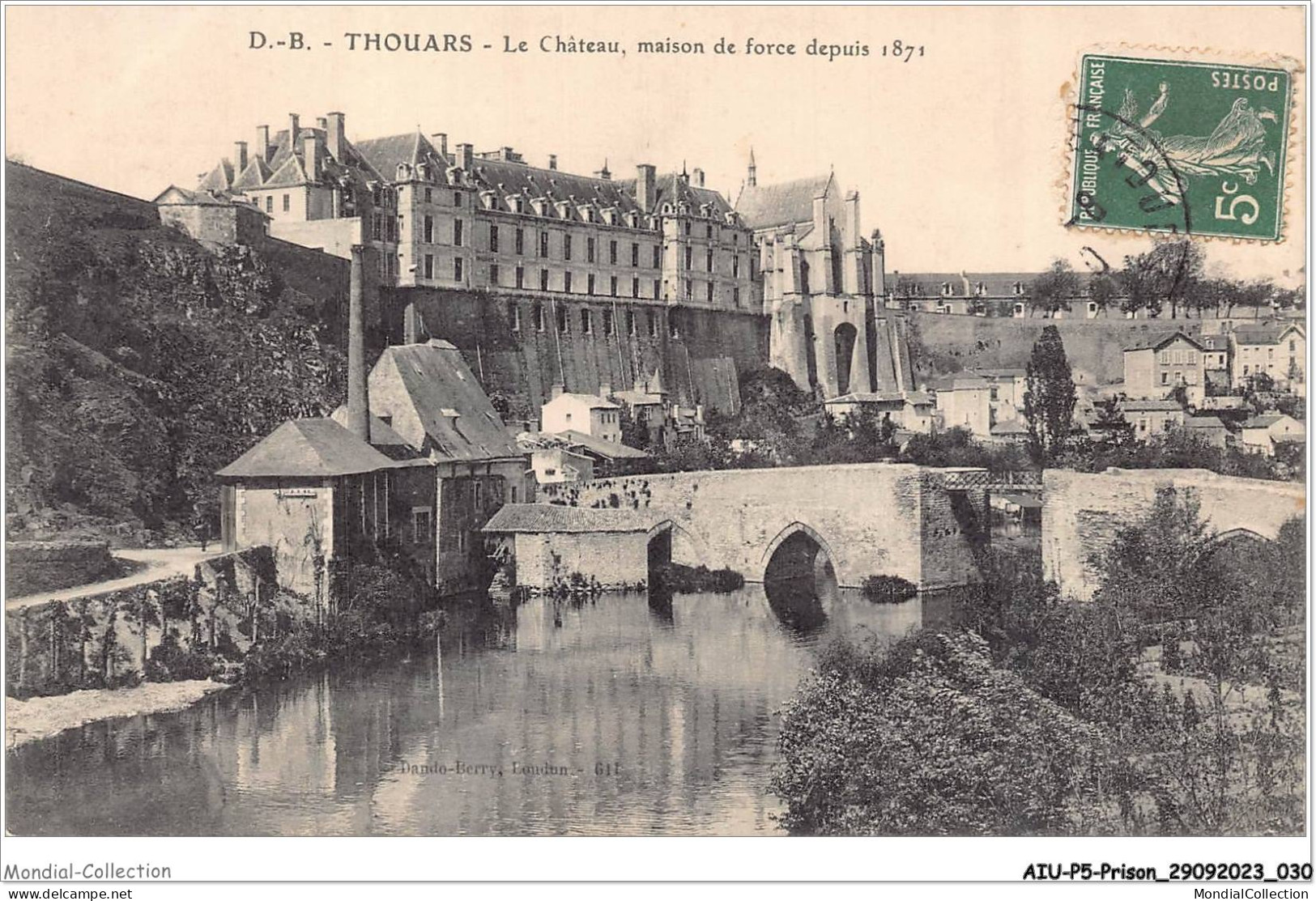 AIUP5-0421 - PRISON - Thouars - Le Chateau Maison De Force Depuis 1871 - Prison