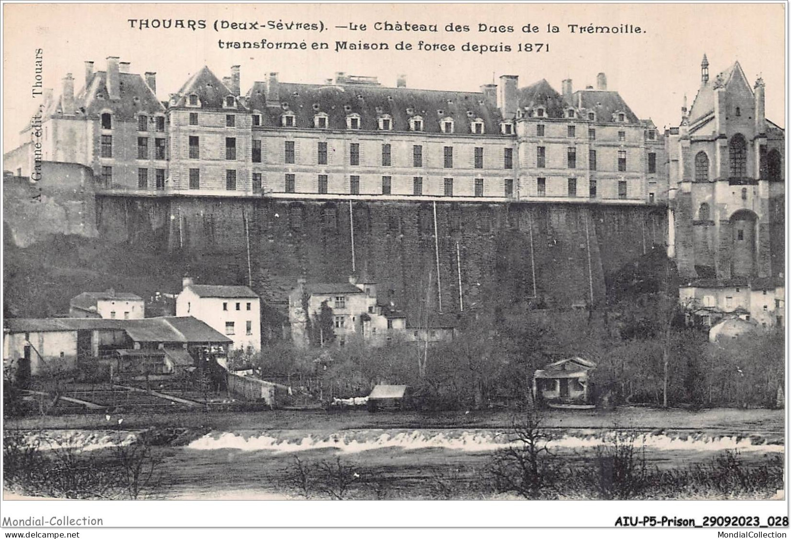 AIUP5-0420 - PRISON - Thouars - Le Chateau Des Ducs De La Trémoille Transformé En Maison De Force - Prison