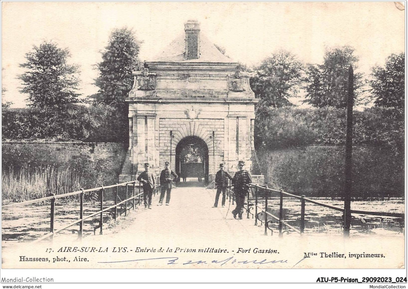 AIUP5-0418 - PRISON - Aire-sur-la Lys - Entrée De La Prison Militaire - Fort Gassion - Gevangenis