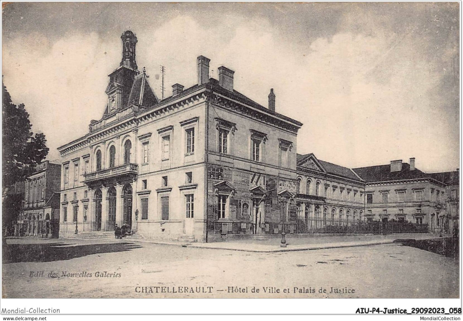 AIUP4-0347 - JUSTICE - Chatellerault - Hotel De Ville Et Palais De Justice - Altri & Non Classificati