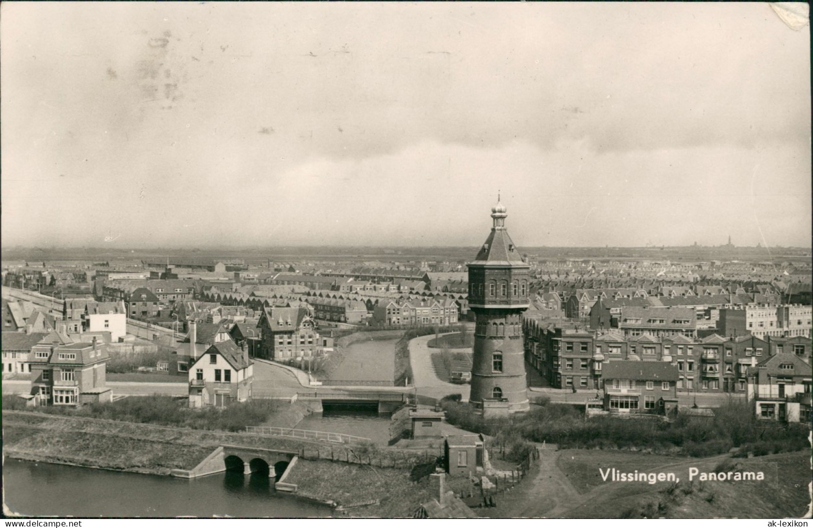 Postkaart Vlissingen Panorama-Ansicht 1957 - Vlissingen