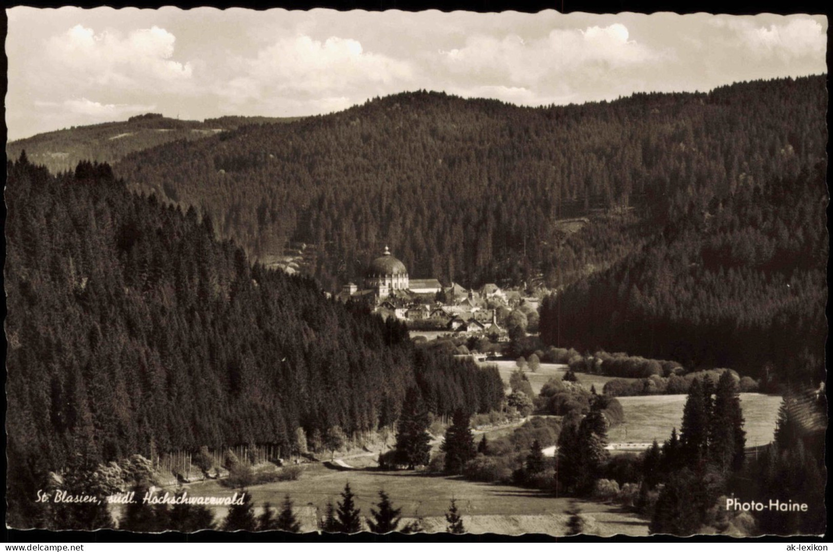 Ansichtskarte St. Blasien Panorama-Ansicht Südl. Hochschwarzwald 1960 - St. Blasien