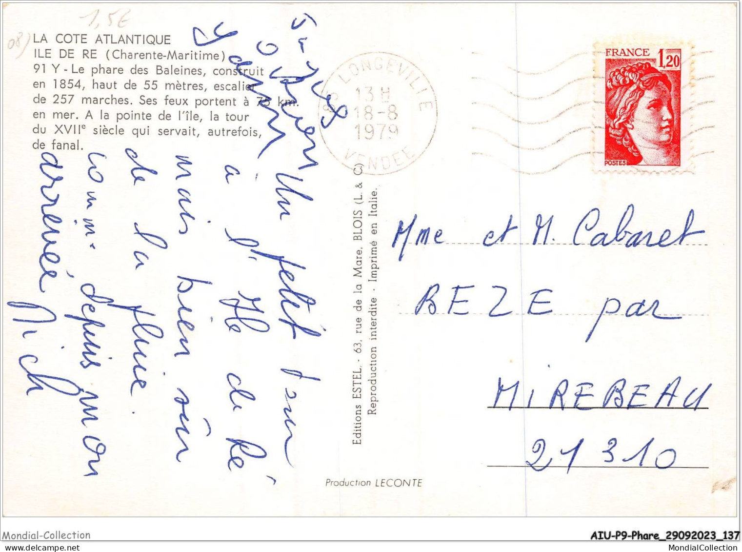 AIUP9-0867 - PHARE - La Cote Atlantique - Il De Re - Le Phare Des Baleines - Lighthouses