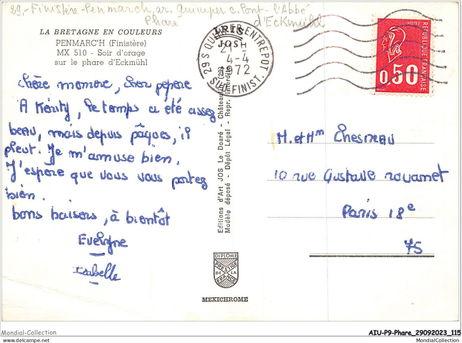 AIUP9-0856 - PHARE - La Bretagne En Couleurs - Penmarc'h - Lighthouses