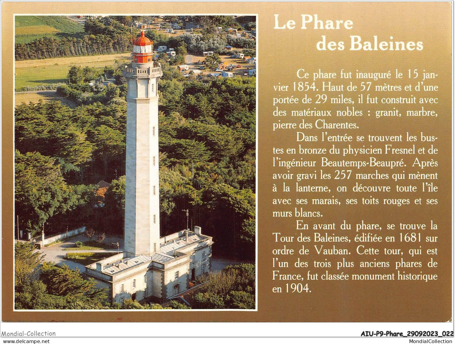 AIUP9-0810 - PHARE - Le Phare Des Baleines - Lighthouses