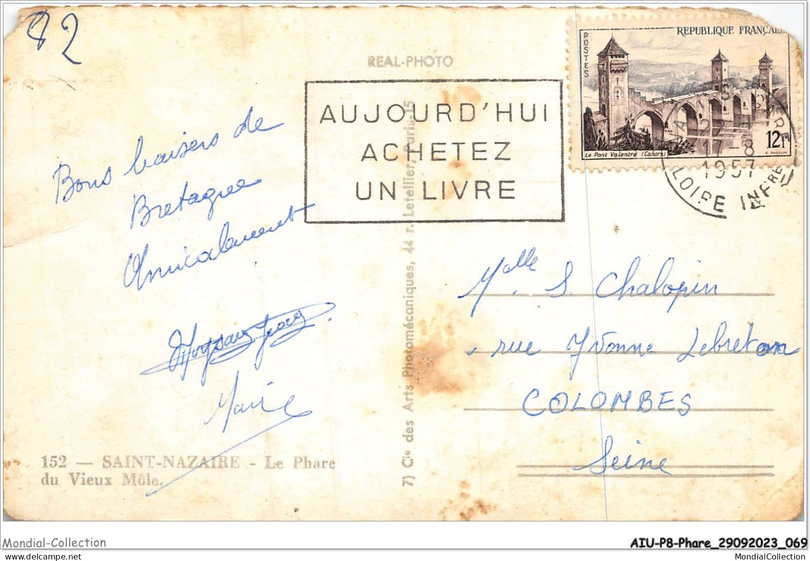 AIUP8-0723 - PHARE - Saint-nazaire - Le Phare Du Vieux Mole - Lighthouses