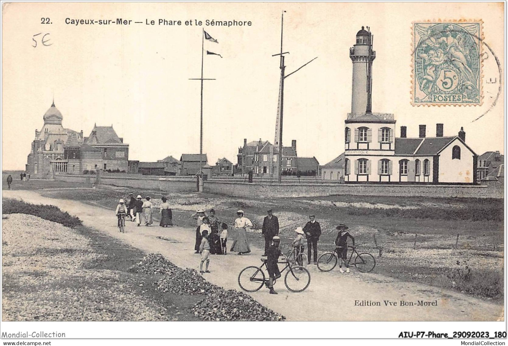 AIUP7-0683 - PHARE - Cayeux-sur-mer - Le Phare Et Le Sémaphore - Lighthouses