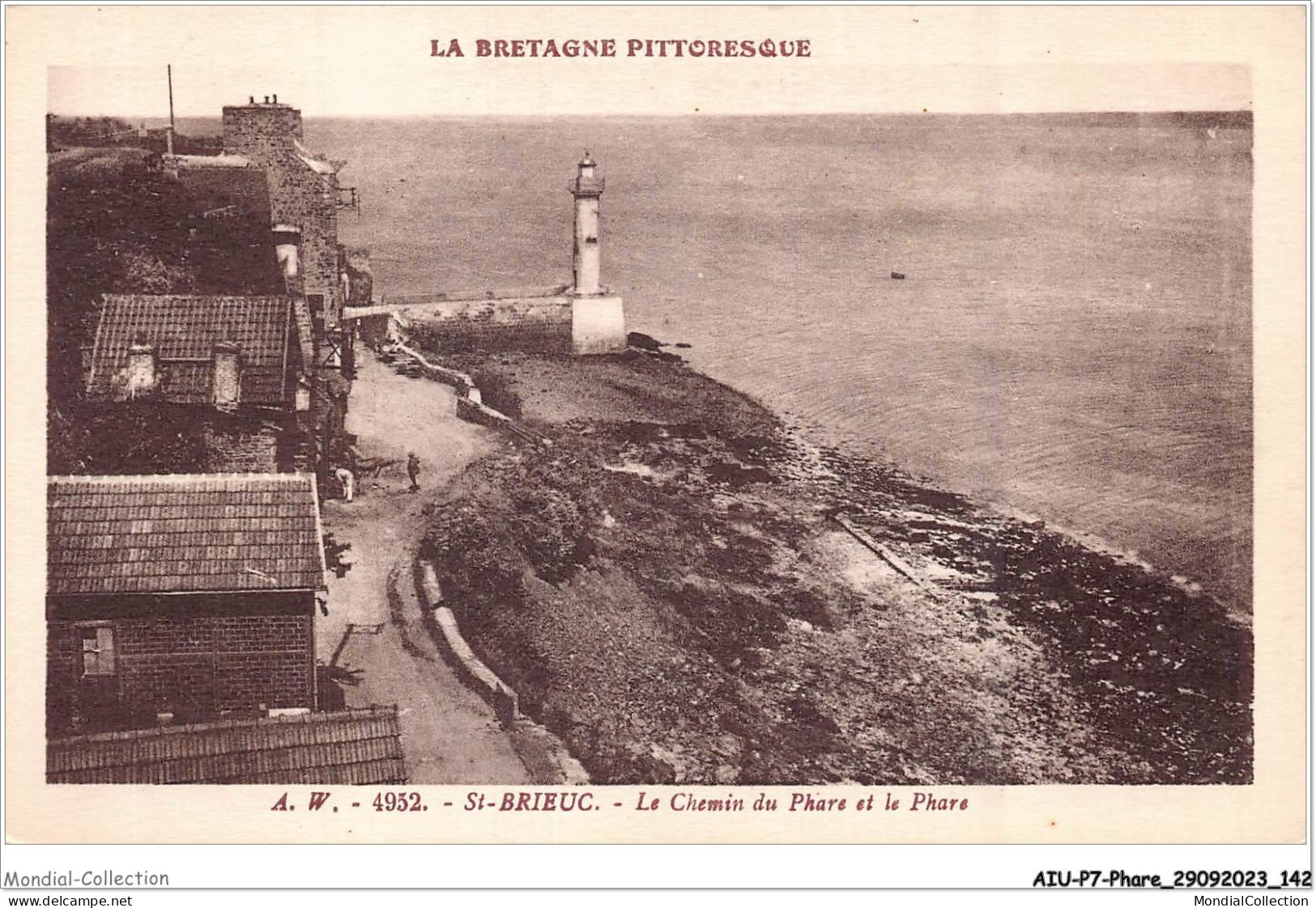 AIUP7-0664 - PHARE - La Bretagne Pittoresque - St-brieuc - Le Chemin Du Phare Et Le Phare - Lighthouses