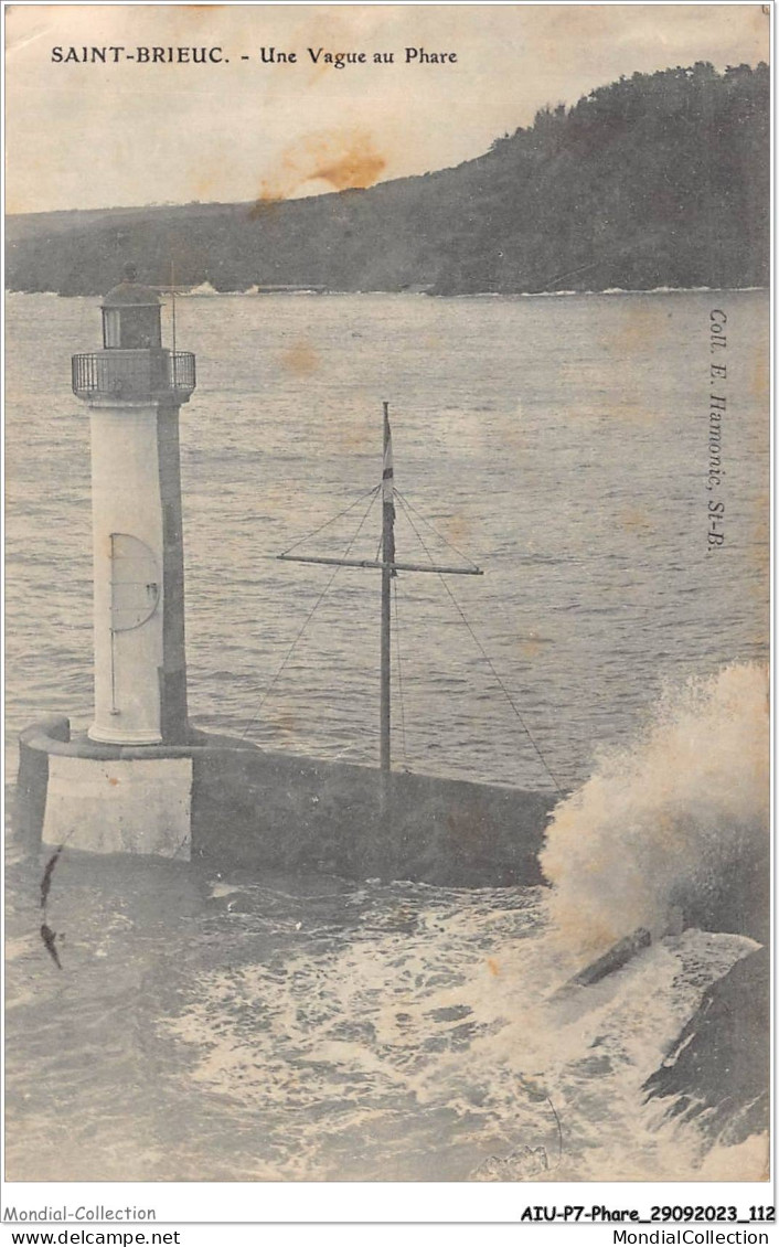 AIUP7-0649 - PHARE - Saint-brieuc - Une Vague Au Phare - Lighthouses