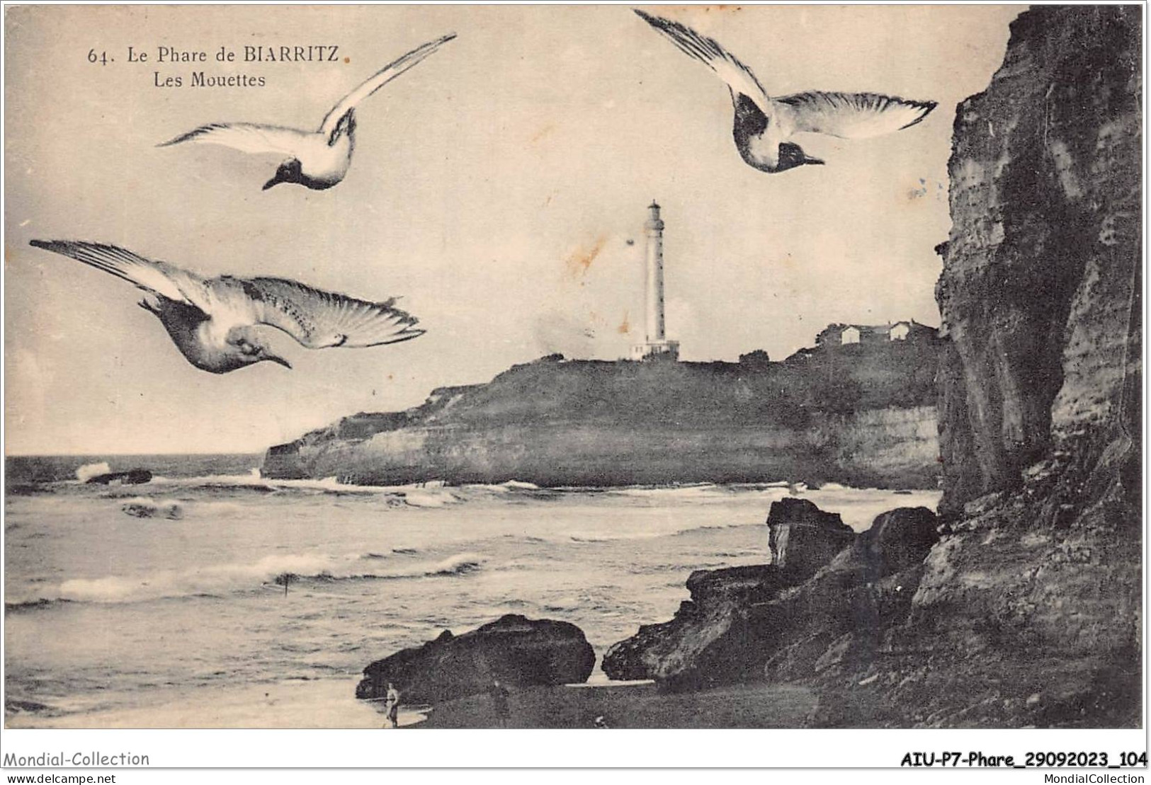 AIUP7-0645 - PHARE - Le Phare De Biarritz - Les Mouettes - Lighthouses