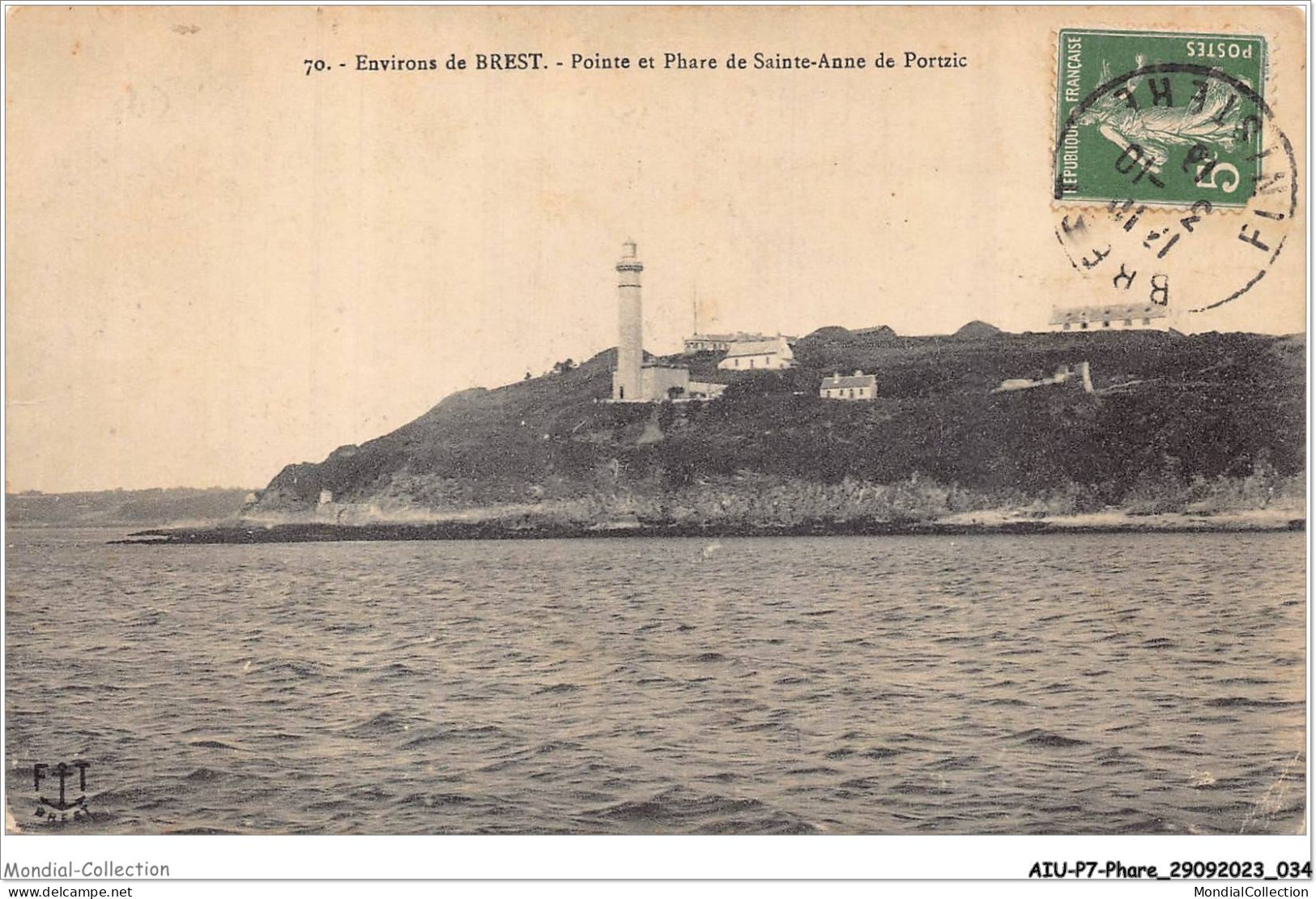AIUP7-0610 - PHARE - Environs De Brest - Pointe Et Phare De Sainte-anne De Portzic - Lighthouses