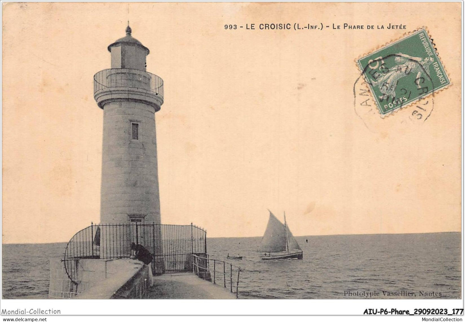 AIUP6-0580 - PHARE - Le Croisic - Le Phare De La Jetée - Lighthouses