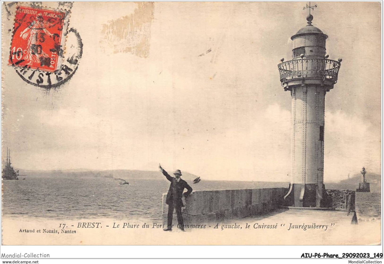 AIUP6-0566 - PHARE - Brest - Le Phare Du Port De Commerce - Phares