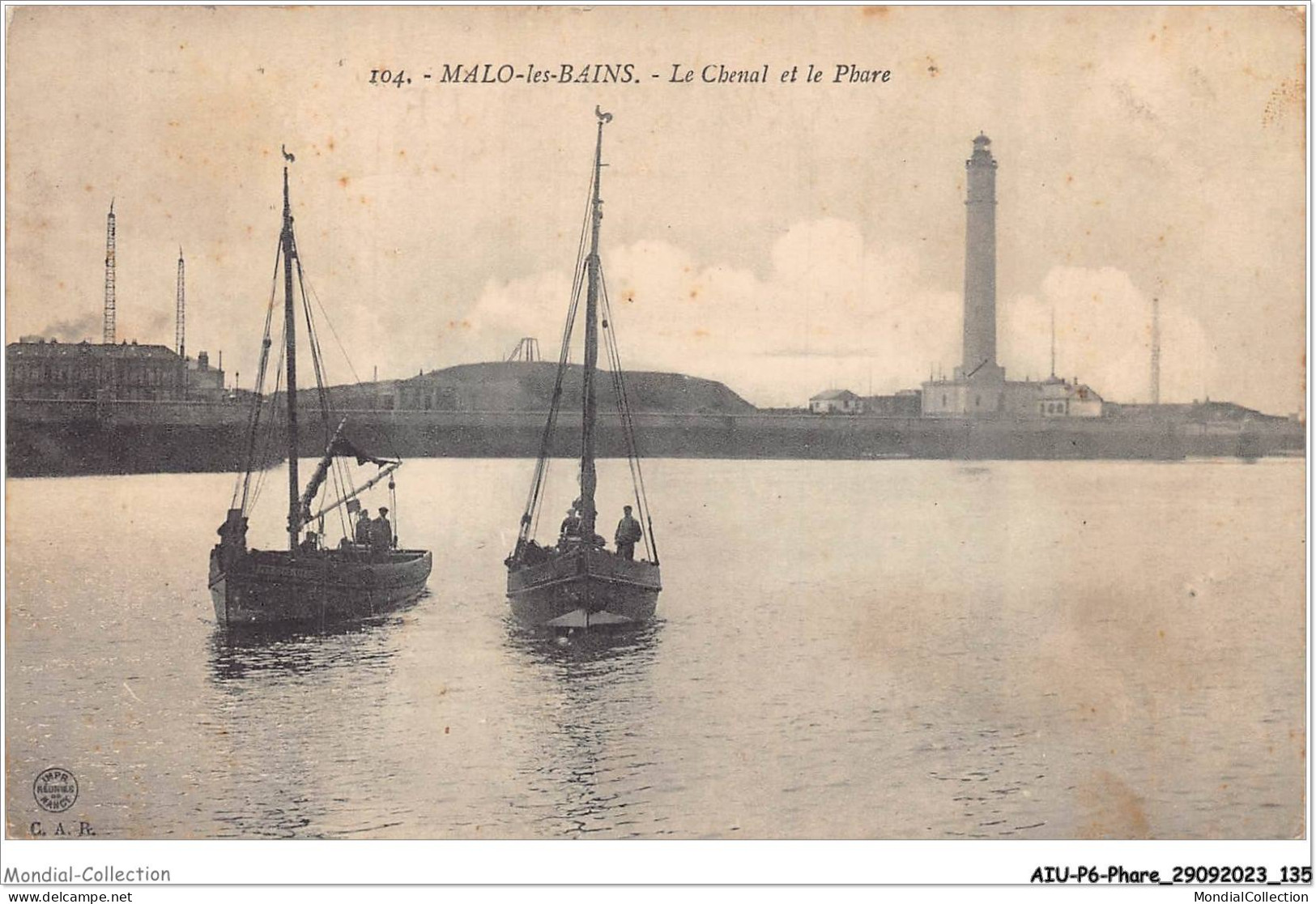 AIUP6-0559 - PHARE - Malo-les-bains - Le Chenal Et Le Phare - Leuchttürme