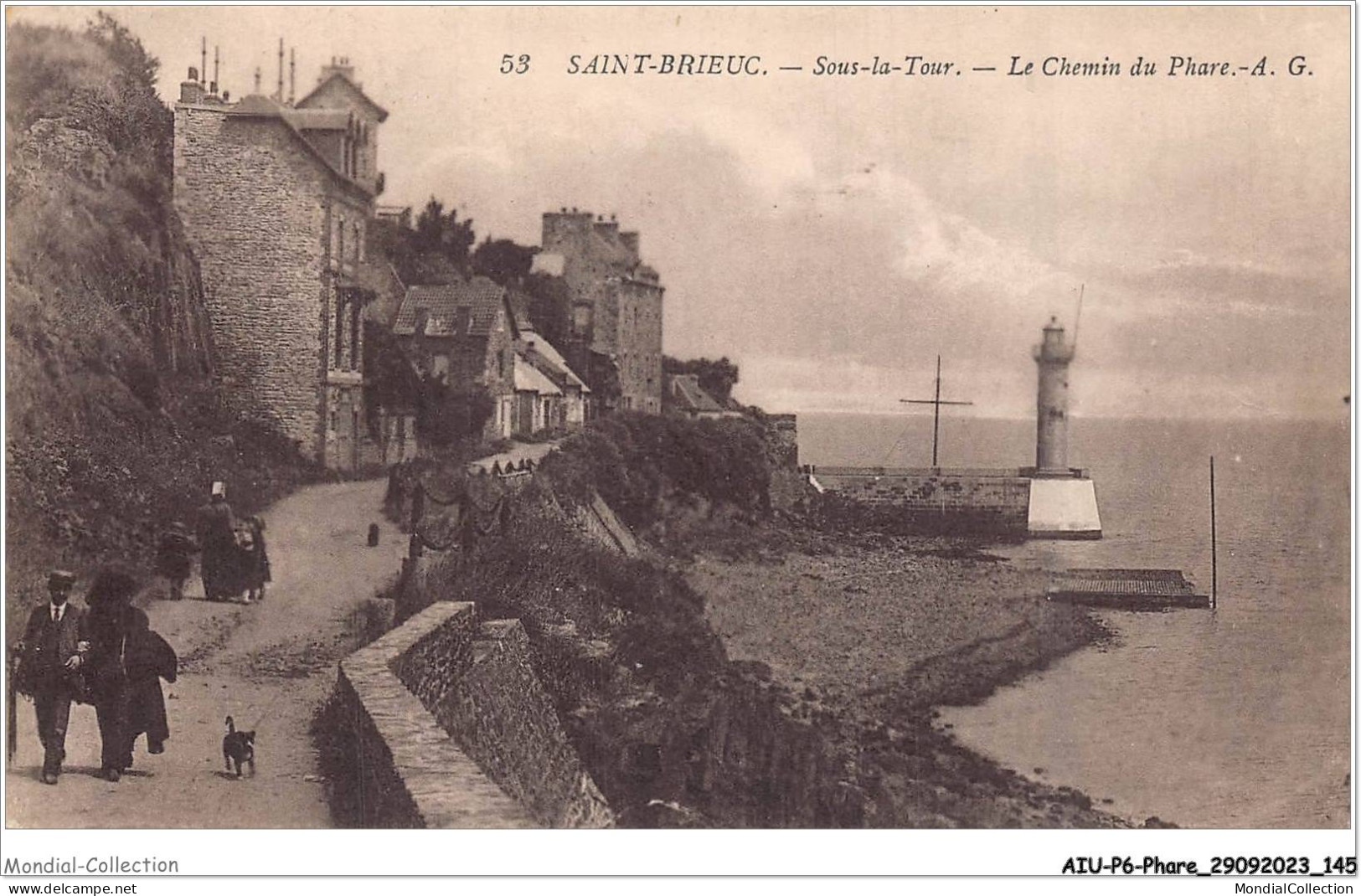 AIUP6-0564 - PHARE - Saint-brieuc - Sous-la-tour - Le Chemain De Phare - Lighthouses