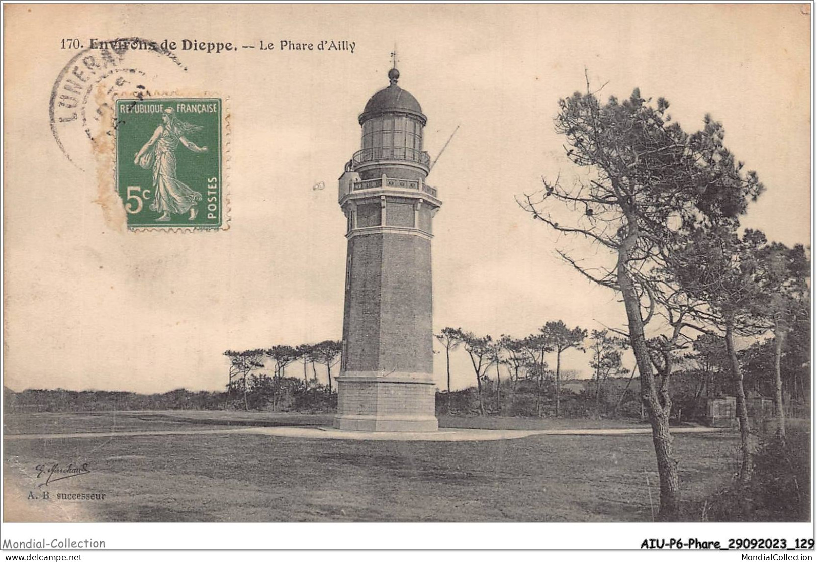 AIUP6-0556 - PHARE - Environs De Dieppe - Le Phare D'ailly - Faros