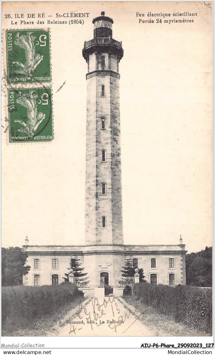 AIUP6-0555 - PHARE - Ile De Ré - St-clément - Le Phare Des Baleines - Faros