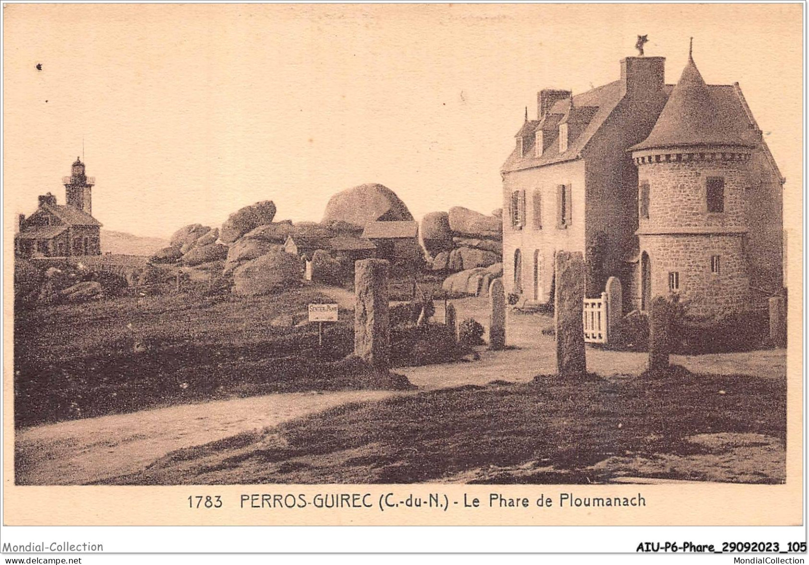 AIUP6-0544 - PHARE - Perros-guirec - Le Phare De Ploumanach - Faros