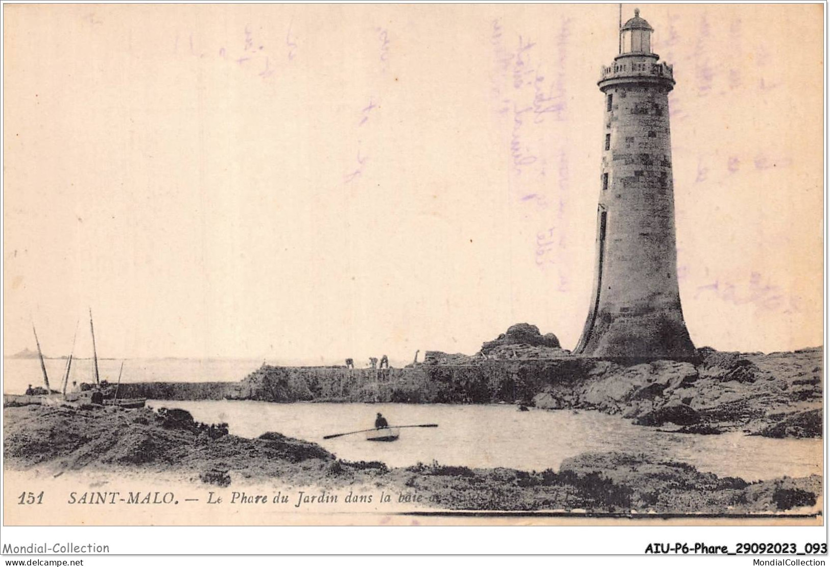 AIUP6-0538 - PHARE - Saint-milo - Le Phare Dasns La Baie - Lighthouses