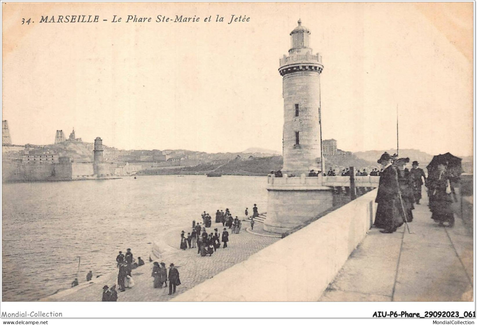 AIUP6-0522 - PHARE - Marseille - Le Phare Ste-marie Et La Jetée - Lighthouses