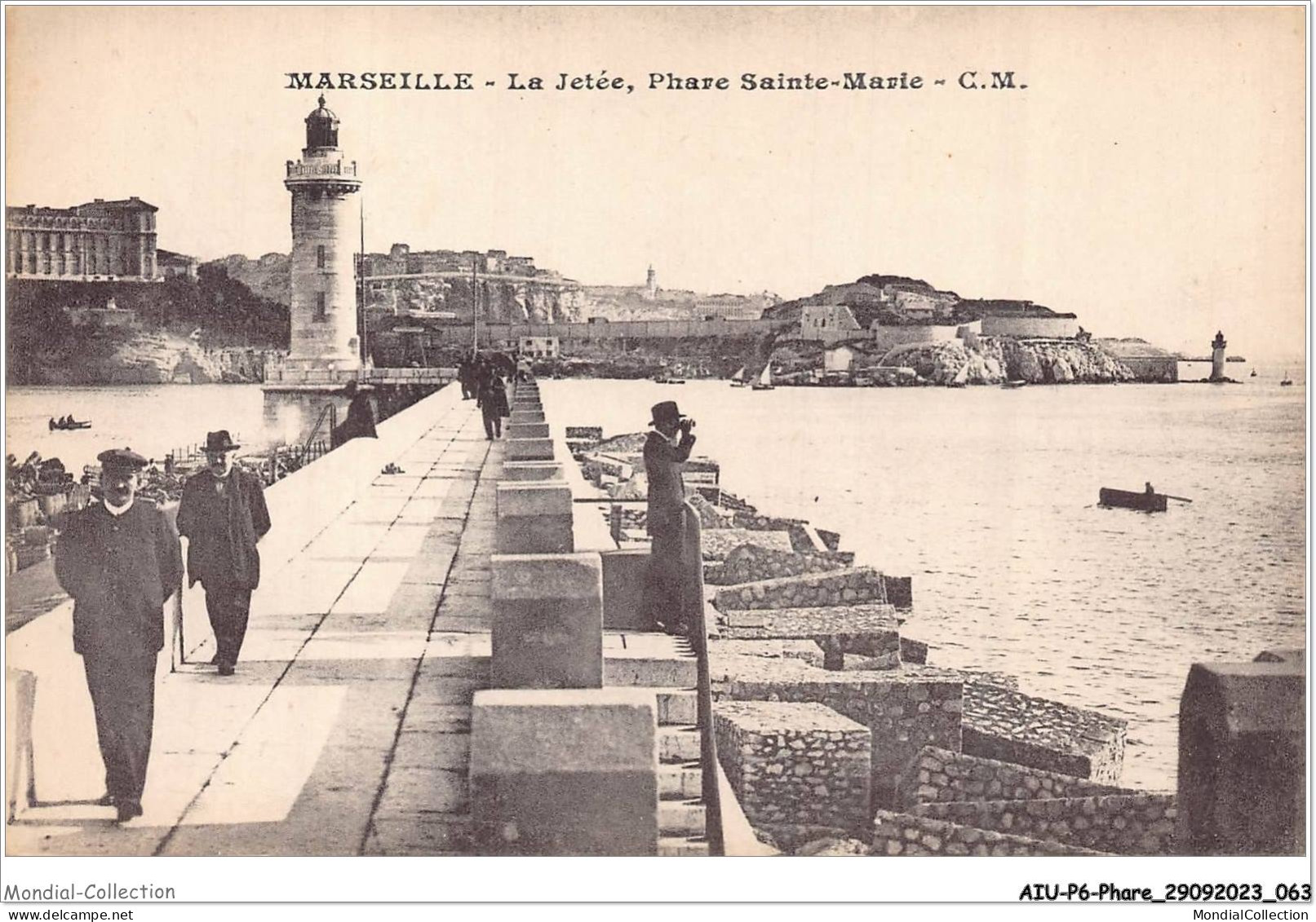 AIUP6-0523 - PHARE - Marseille - La Jetée - Phare Ste-marie  - Faros