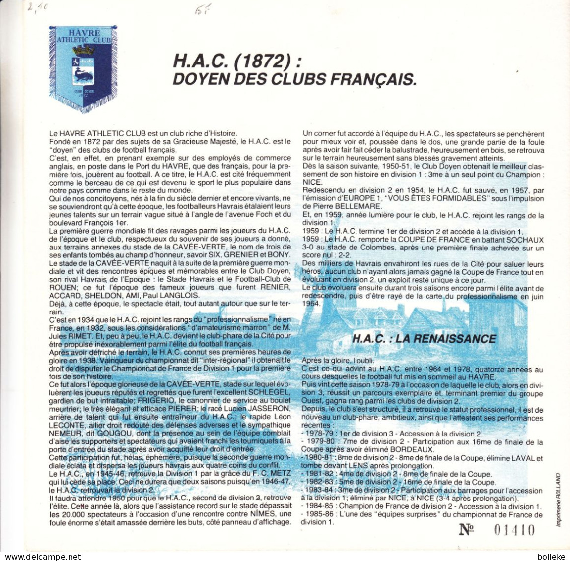 France - Document De 1986 - GF - Oblit Le Havre - Football - Ski De Fond - Natation - Cyclisme - Lancement Poids - - Cartas & Documentos