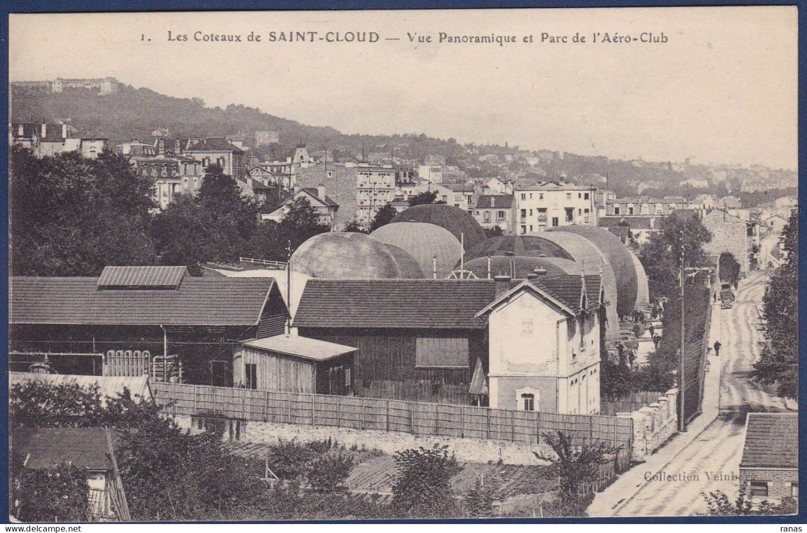 CPA Aviation Montgolfière Ballon Rond Non Circulée Saint Cloud - Luchtballon