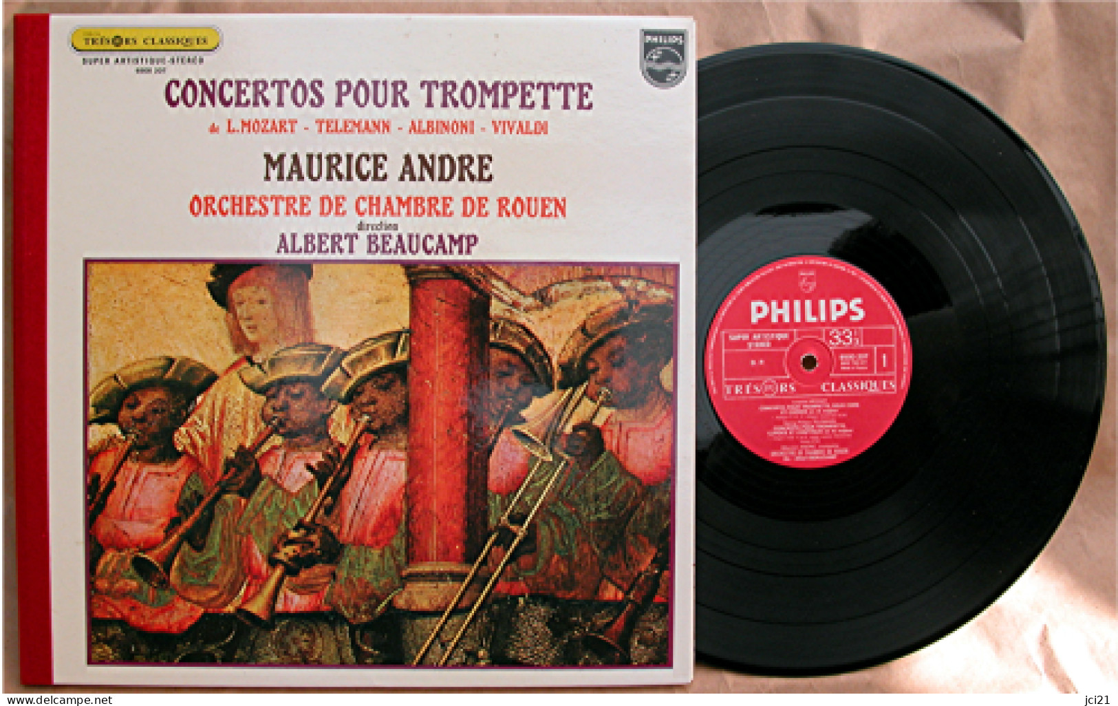 Disque Maurice ANDRE " Concertos Pour Trompettes "  33 T LP_D178 - Klassiekers