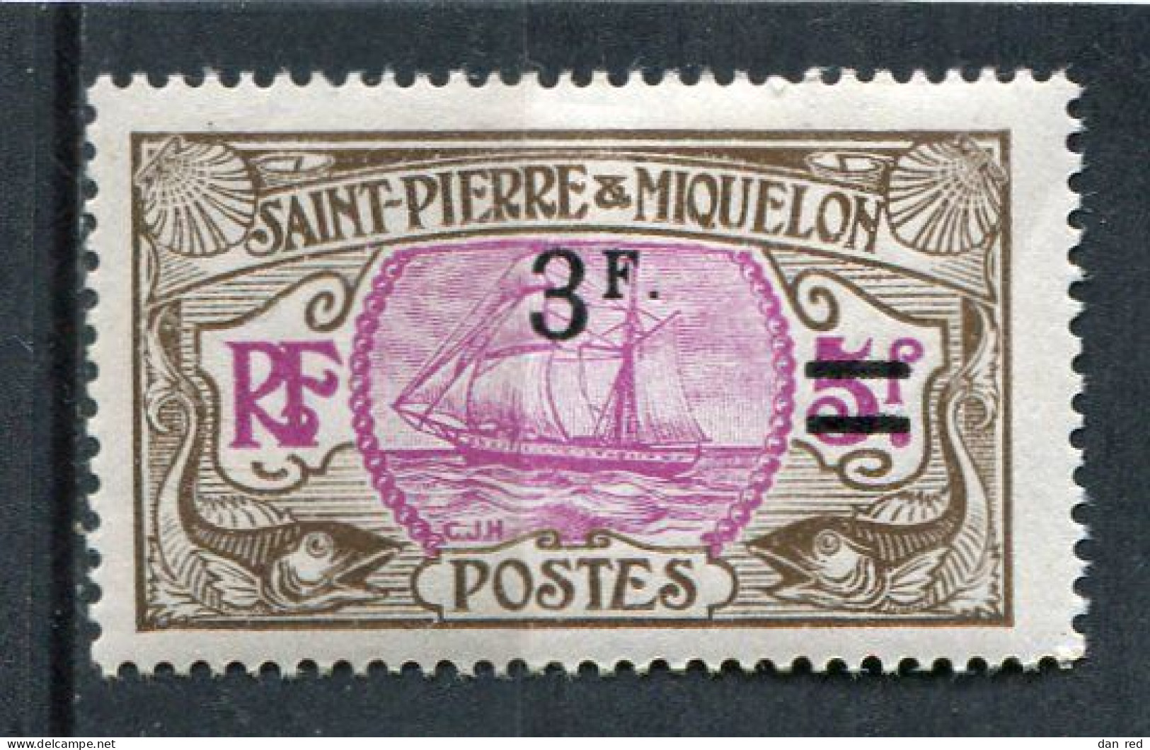 SAINT-PIERRE ET MIQUELON N° 126 * (Y&T) (Neuf Charnière) - Neufs