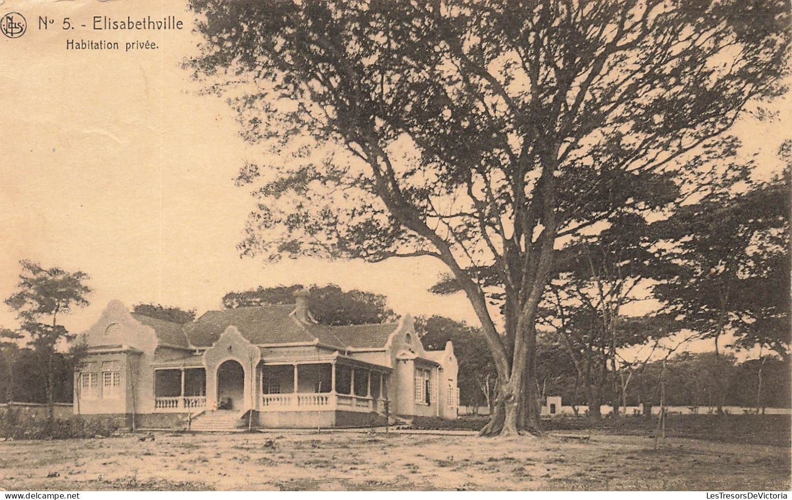 CONGO - Elisabethville - Vue Sur Une Habitation Privée - Carte Postale Ancienne - Autres & Non Classés