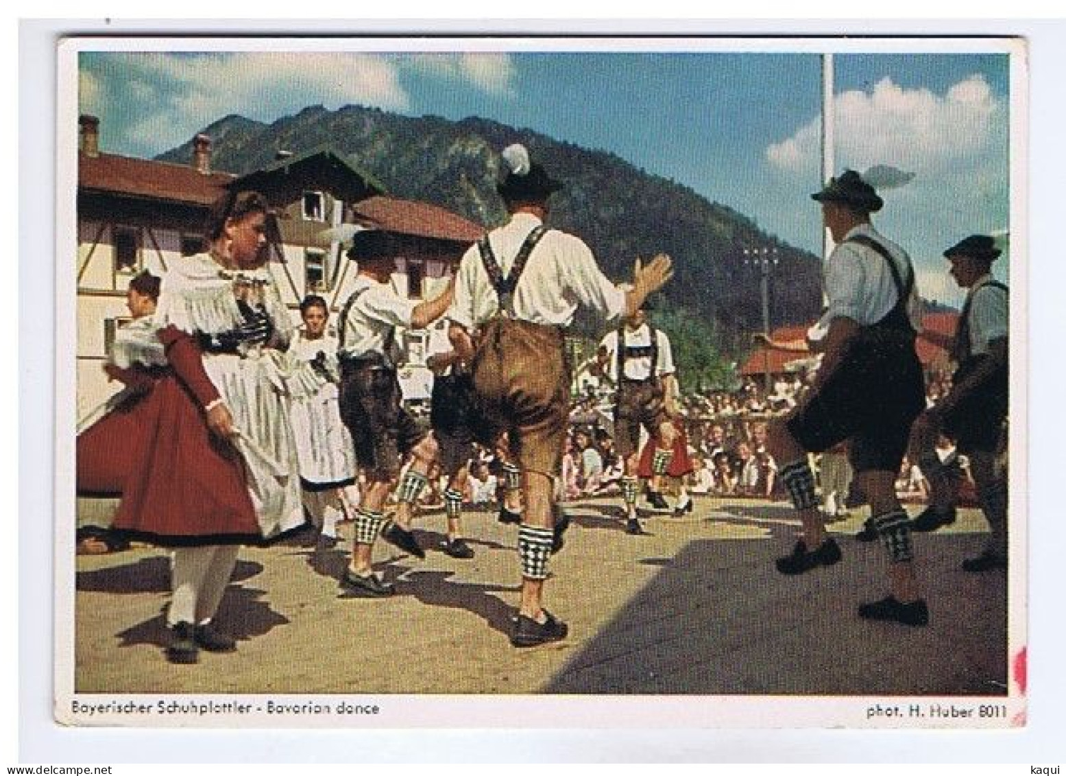 FOLKLORE - ALLEMAGNE - Bayer Schluhplasttler - Bavarian Dance - Kunstverlag Hans Huber - Nr 8011 - Danses