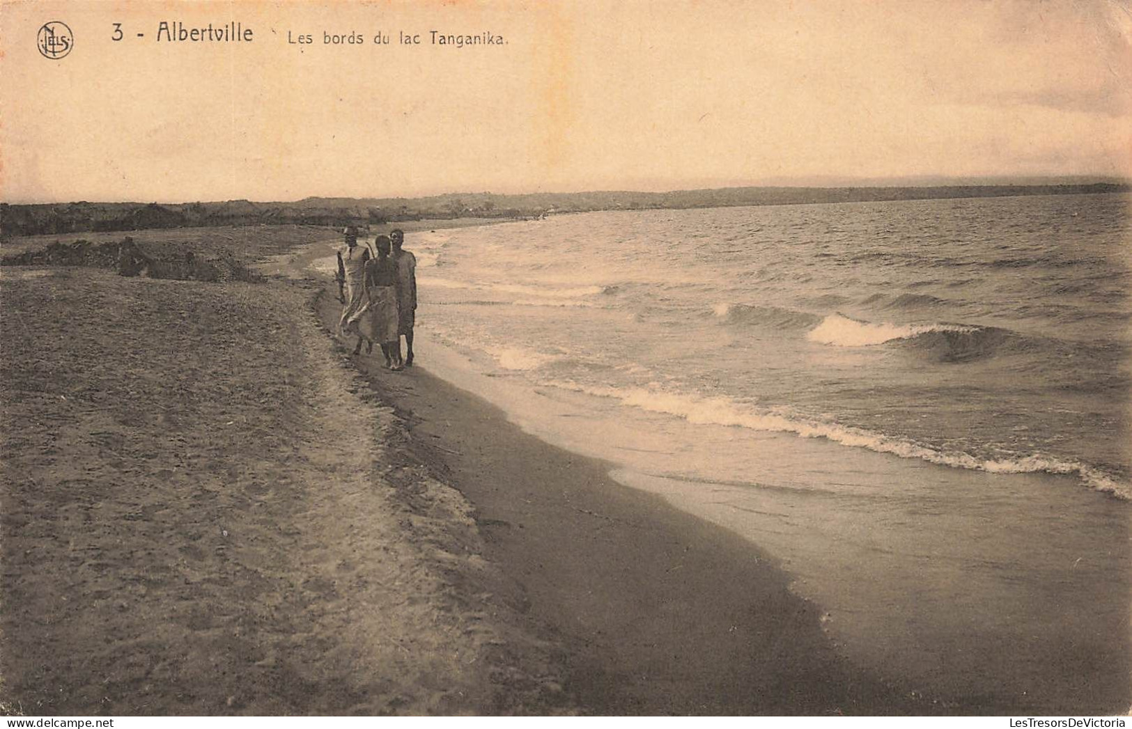 FRANCE - Albertville - Les Bords Du Lac Tanganika - Animé - Carte Postale Ancienne - Albertville
