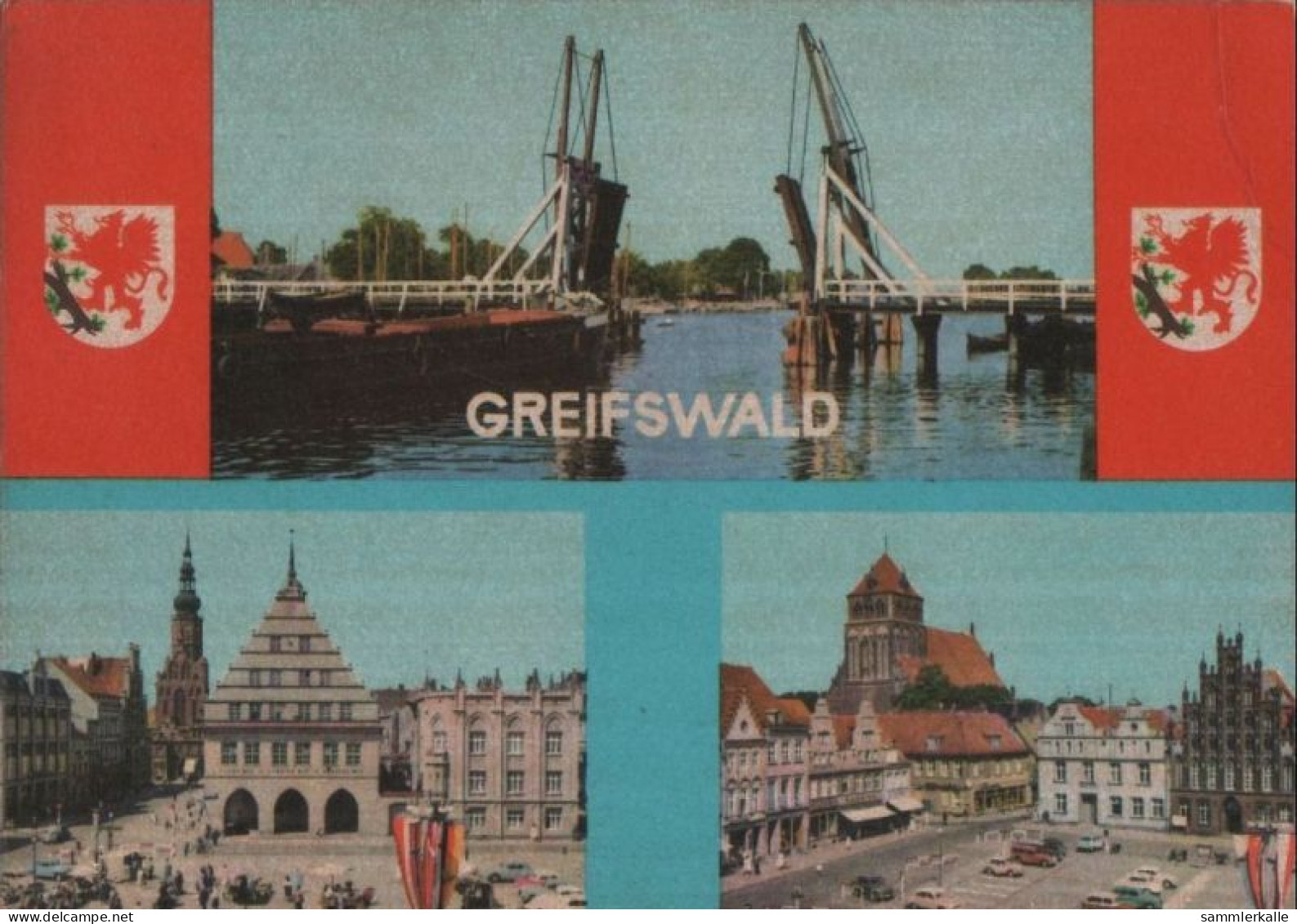 89832 - Greifswald - U.a. Wiecker Brücke - 1966 - Greifswald