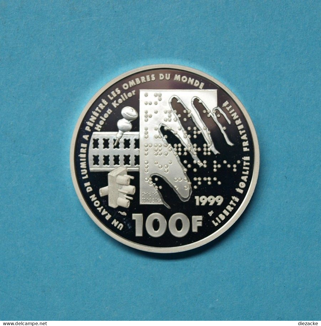 Frankreich 1999 100 Francs Louis Braille PP (Mük13/5 - Sonstige & Ohne Zuordnung