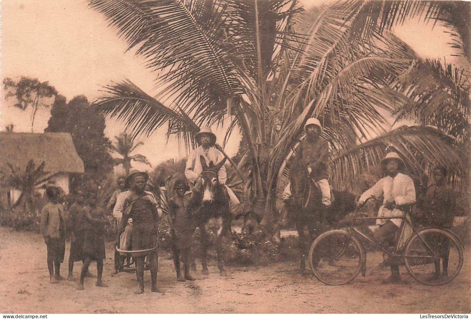 CONGO - Equipés Pour La Route - Mission Des RR. PP. Jésuites Au Congo - Animé - Carte Postale Ancienne - Autres & Non Classés