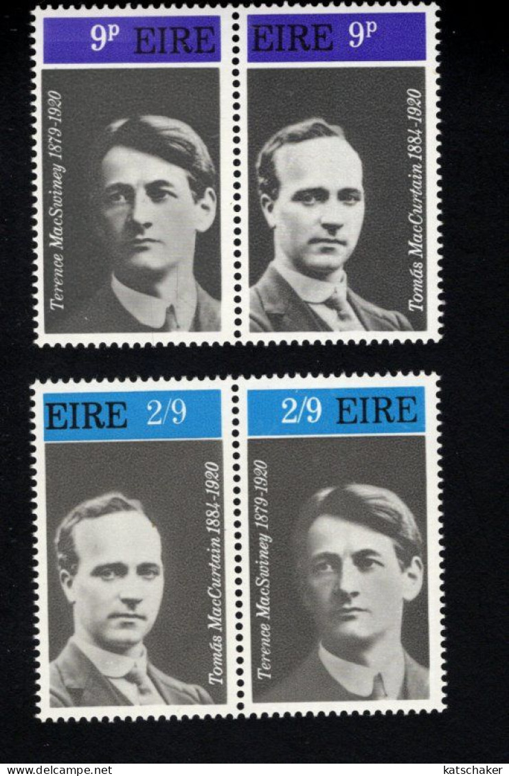2001016472 1970  SCOTT 285A 287A (XX) POSTFRIS  MINT NEVER HINGED - 50TH ANNIV DEATH OF TOMAS MACCURTAIN & TERENCE MACSW - Unused Stamps