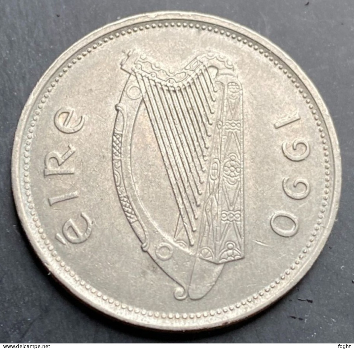 1990 Ireland Coin Punt,KM#27,7125 - Irlande