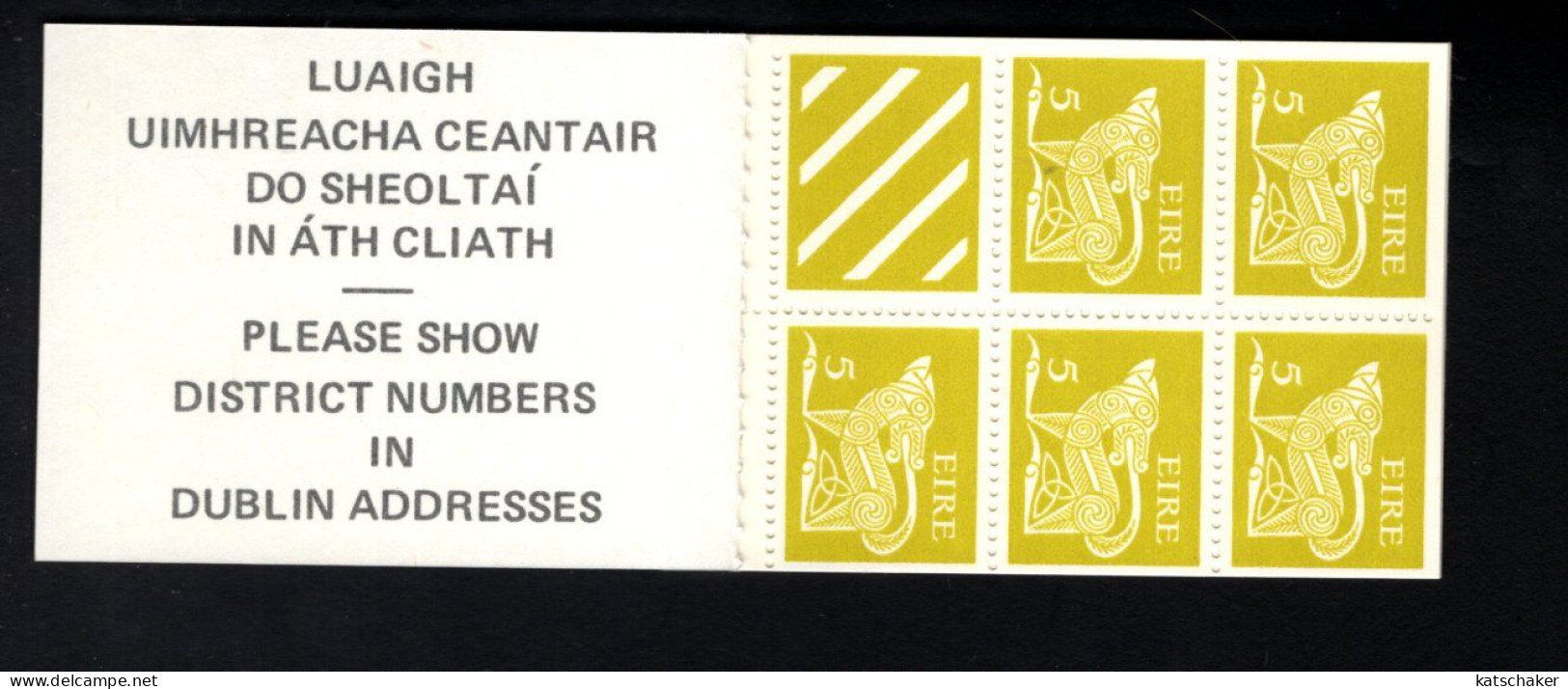 2001018791 1975  SCOTT 293B + 298D (XX) POSTFRIS  MINT NEVER HINGED - COMPLETE BOOKLET WITH PANE 293B + B298D - Neufs