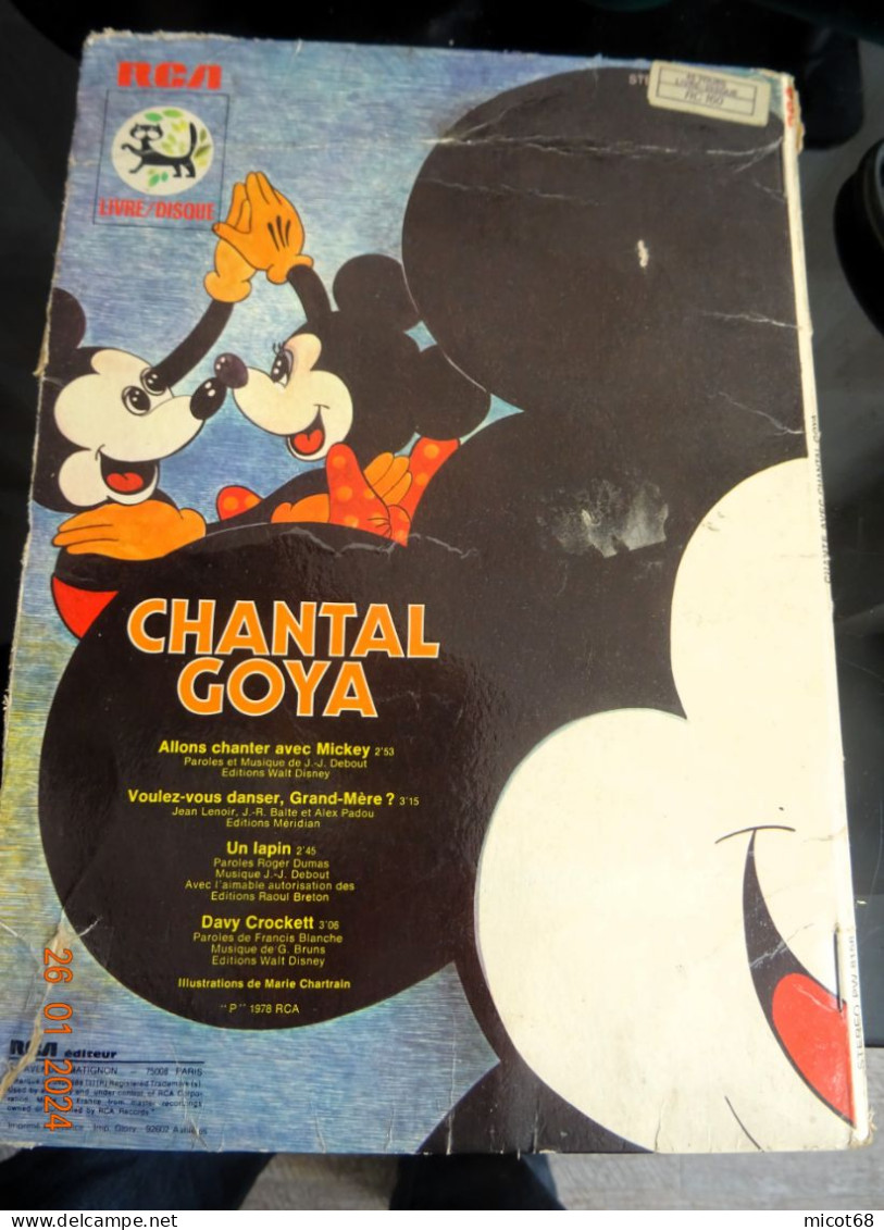 Disque Vinyle Chantal Goya  45 Tours - Kinderlieder