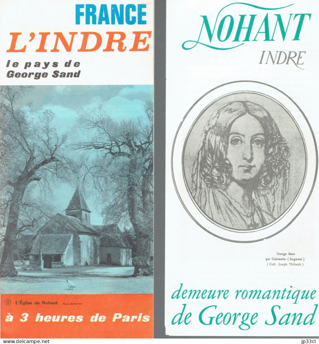 Souvenirs D'un Séjour Dans L'Indre, Le Pays De George Sand (1967/68) - Toeristische Brochures