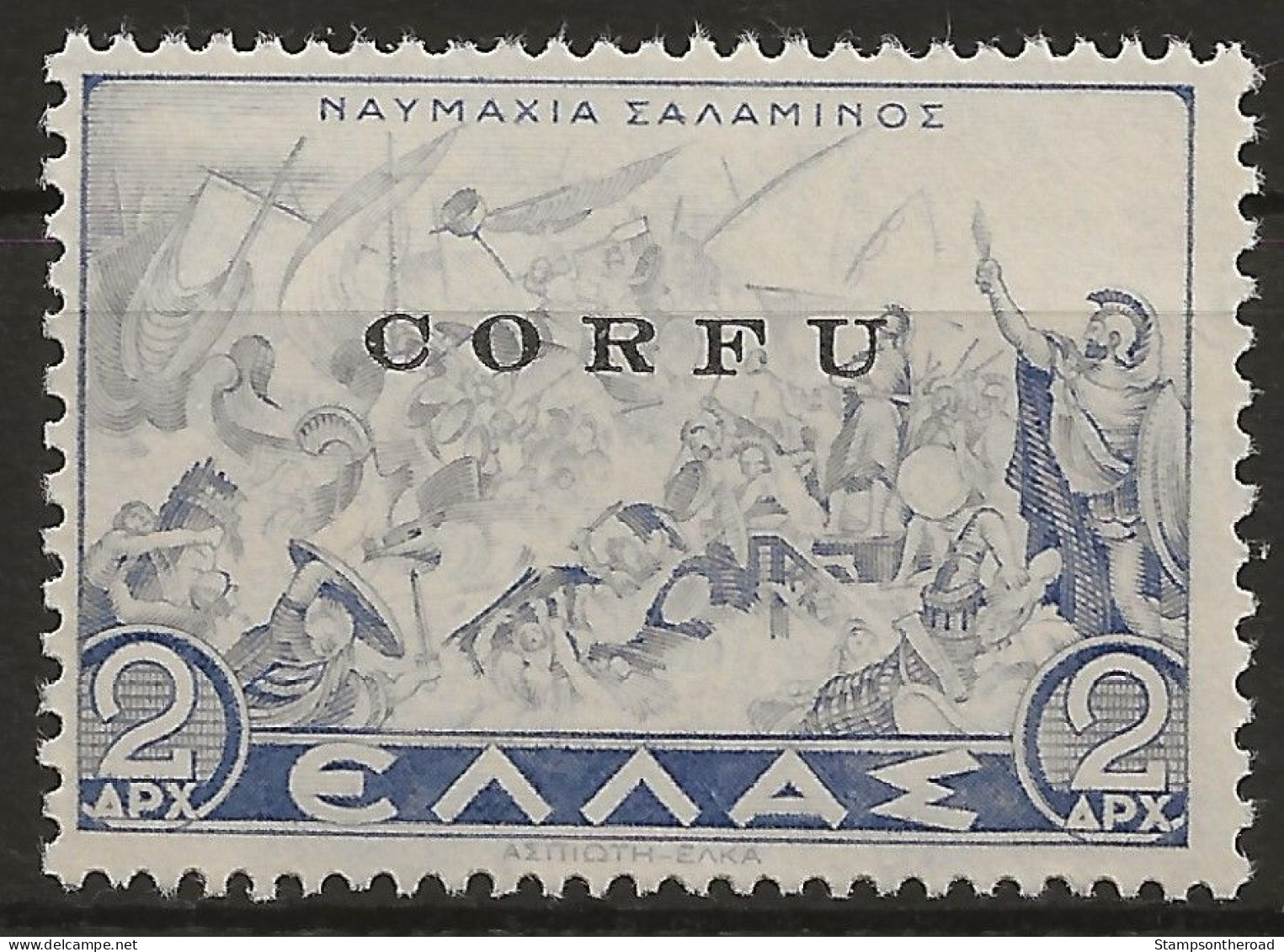 OICO25L1 - 1941 Occup. Italiana CORFU', Sass. Nr. 25, Francobollo Nuovo Con Traccia Di Linguella */ - Corfou