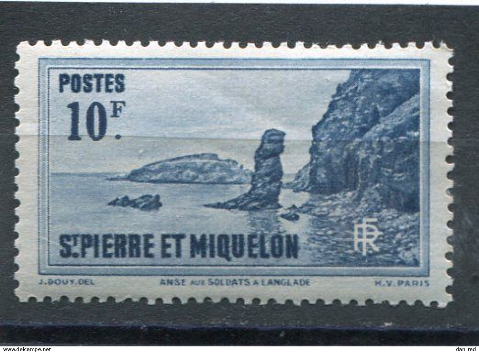 SAINT-PIERRE ET MIQUELON N° 187 * (Y&T) (Neuf Charnière) - Neufs