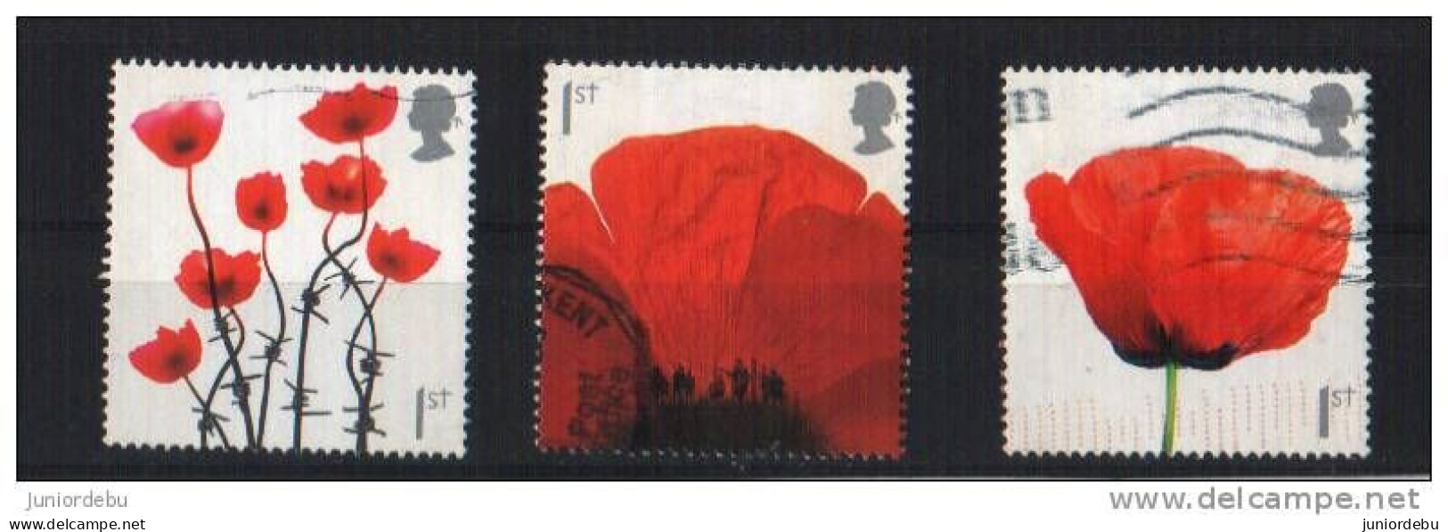 Great Britain - 2006  - Lest We Forget - 3 Different - USED. ( Condition As Per Scan ) ( OL 5.2.13 ) - Gebruikt