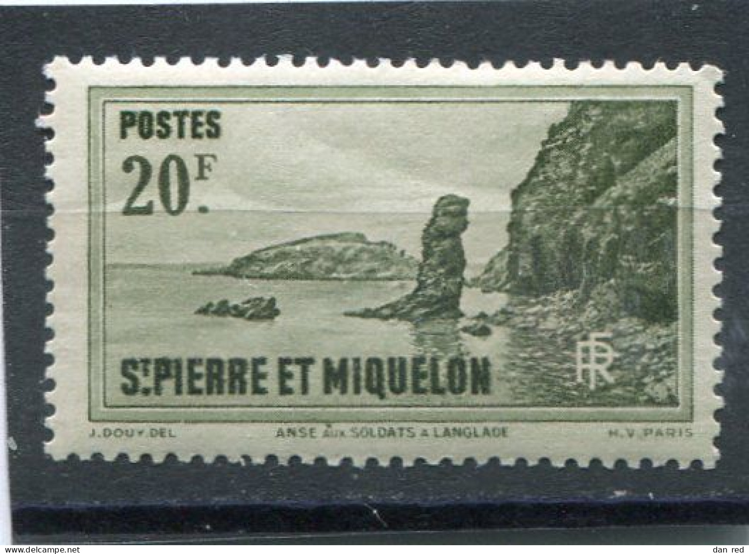 SAINT-PIERRE ET MIQUELON N° 188 * (Y&T) (Neuf Charnière) - Neufs